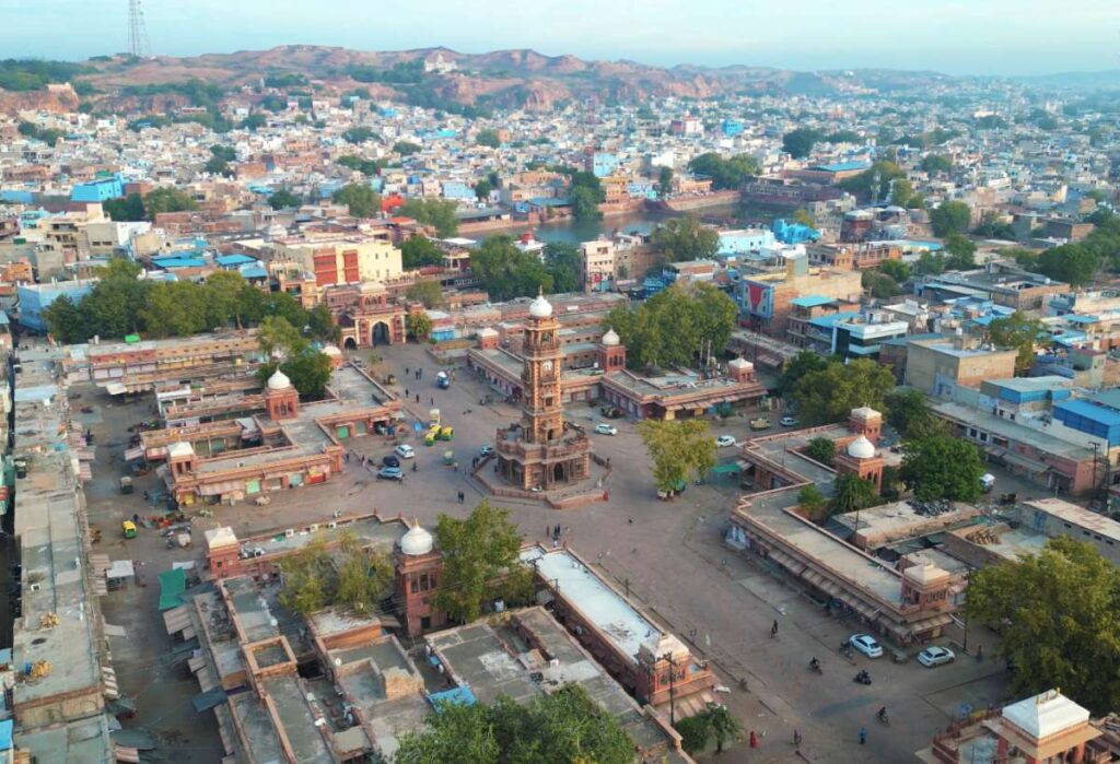 Ghanta Ghar Jodhpur_arial view_1